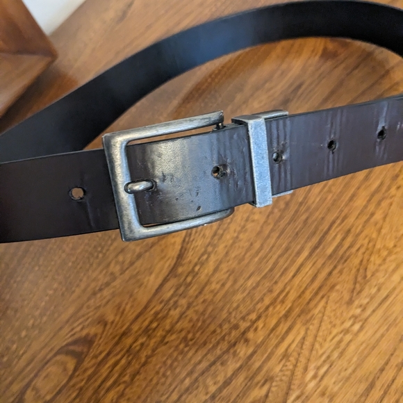 Boys XL belt with brushed steel buckle - Picture 4 of 4